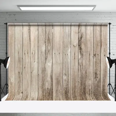 Aperturee Natural Wood Panel Visible Grain Cracks Backdrop