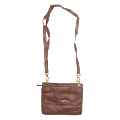 UNION CODE Womens Shoulder Bag Brown Leather