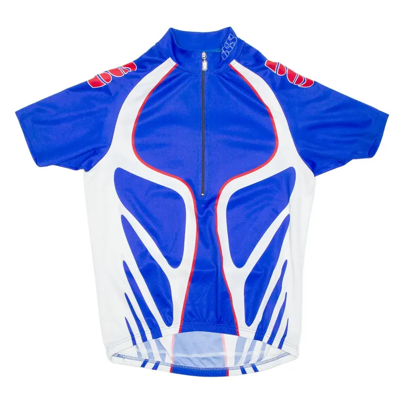 Cycling Mens Jersey Blue 1/2 Zip L