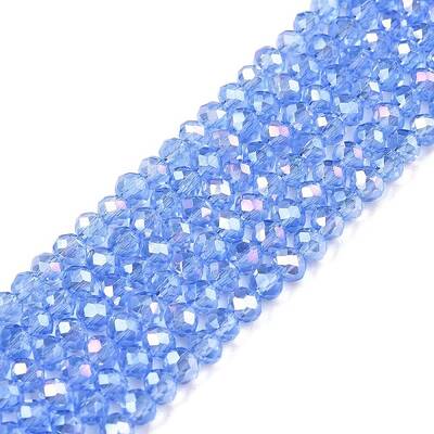 Electroplate Glass Beads Strands