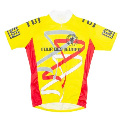 TEKER Cycling Mens Jersey Yellow 1/4 Zip L