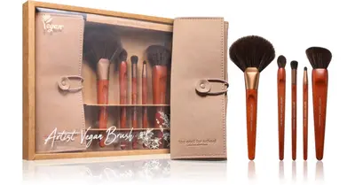 Too Cool For School Artist Vegan Brush Set with Case