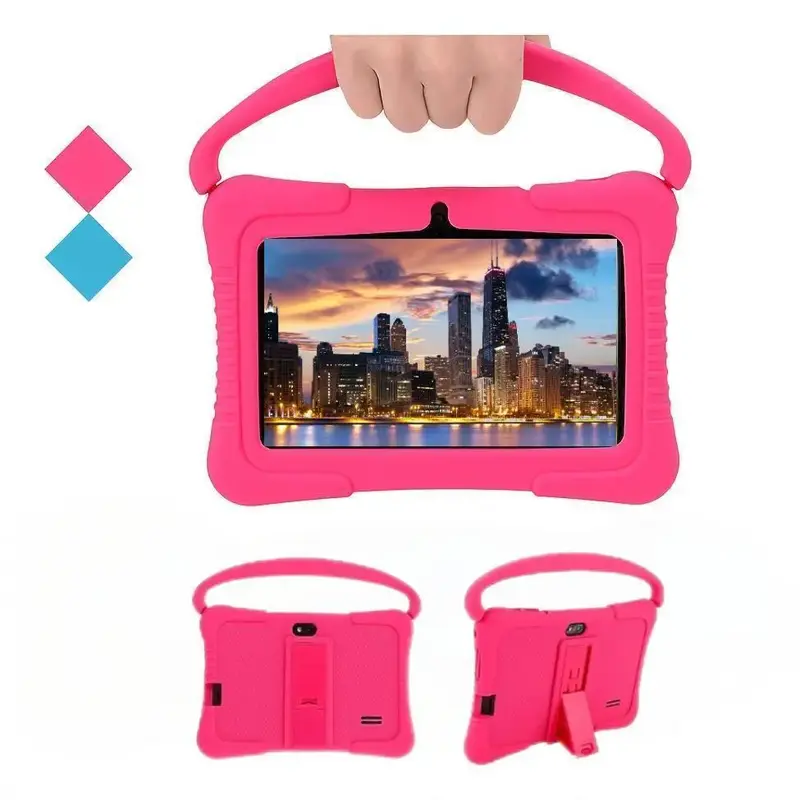 7 Inch Tablet, Android 12 2GB RAM 32GB ROM Tablet with Shockproof Case, Educational Parental Control Tablet for Boys & Girls