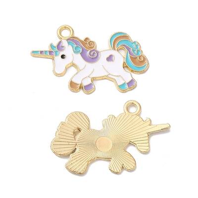 Alloy Enamel Pendants
