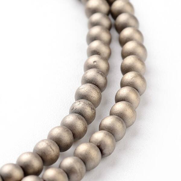 Non-magnetic Synthetic Hematite Beads Strands