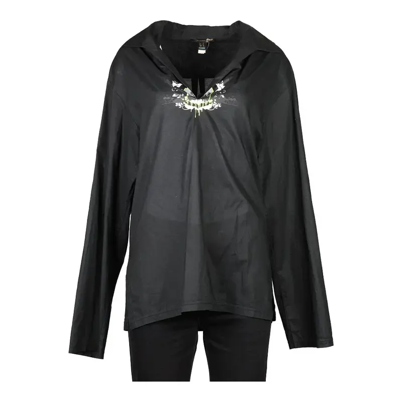 Roberto Cavalli Shirt - Large Black Cotton