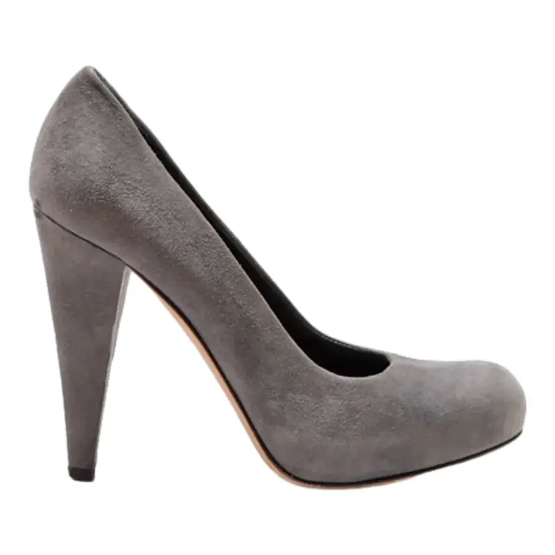 BALLY Pump Heels Grey Synthetic Womens UK 2.5