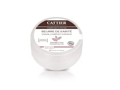 Cattier Organic Shea Butter Face, Body and Hair 20G