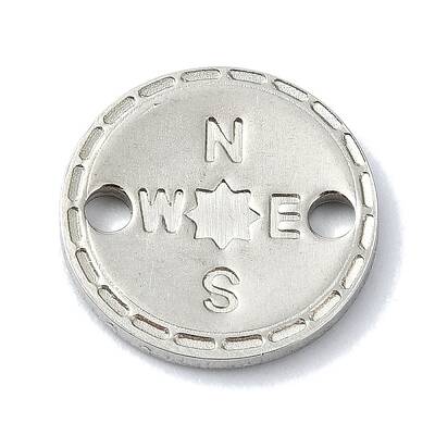 Non-Tarnish 201 Stainless Steel Connector Charms