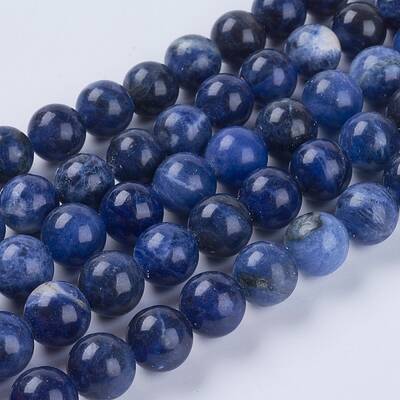 Natural Sodalite Beads Strands