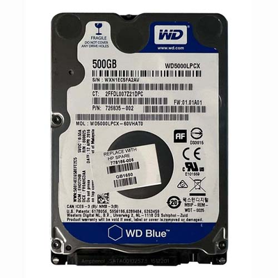 778186-005 HP 500GB 5400RPM SATA 6Gb/s 8MB Cache 2.5-inch Hard Drive