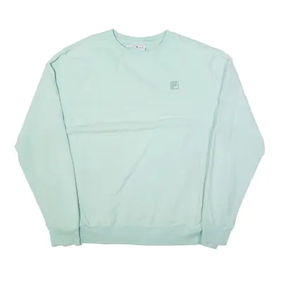 FILA Sweatshirt Green Womens 2XL