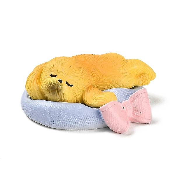 Resin Sleep Animal Figurines Ornament