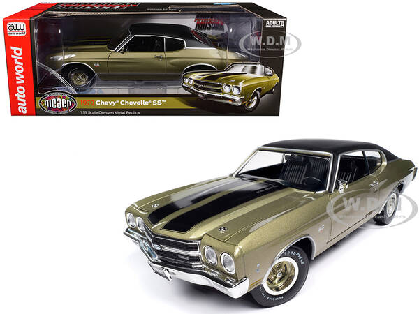1970 Chevrolet Chevelle SS Tricentennial Gold with Black Stripes and Vinyl Top Muscle Car & Corvette Nationals (MCACN) Americ...