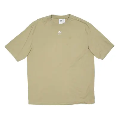 ADIDAS Womens T-Shirt Green UK 12