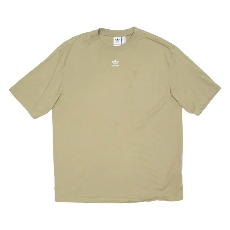 ADIDAS Womens T-Shirt Green UK 12