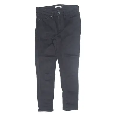 LEVI'S 711 Trousers Black Slim Skinny Womens W27 L26