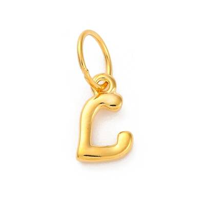 925 Sterling Silver Letter Charms with Jump Rings