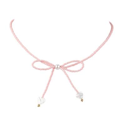 Glass Seed Pendant Necklaces for Women