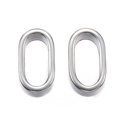 Tarnish Resistant 304 Stainless Steel Slider Charms