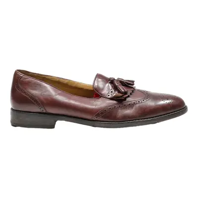 J MURPHY Brogue Loafer Shoes Brown Leather Mens UK 9