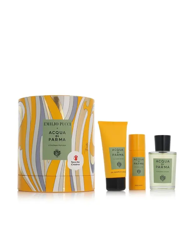 Set Acqua di Parma: Colonia Futura Eau De Cologne 100 ml + Colonia Futura Shampoo & Shower Gel 2-In-1 75 ml + Colonia Futura ...