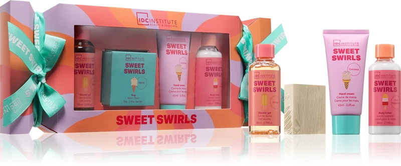 IDC Institute Sweet Swirls 4-Piece Women's Gift Set