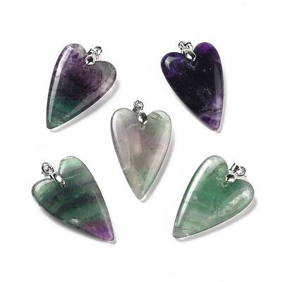 Natural Fluorite Pendants