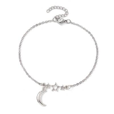 304 Stainless Steel Cable Chain Anklets