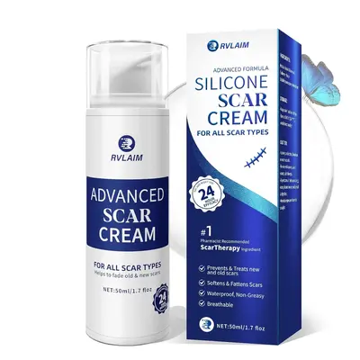 Rvlaim Scar tag Removal Cream Gel, Advanced Silicone Scar Gel Hydrating Moisturizing Skin 1.7 oz(50ml) Scar tag Removal Gel,F...