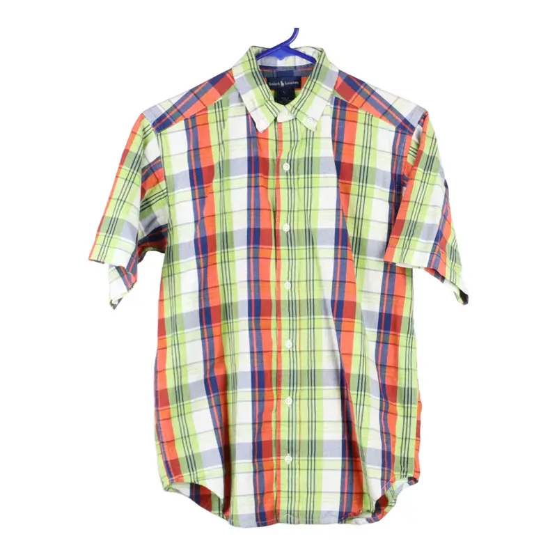 Age 10-13 Ralph Lauren Checked Short Sleeve Shirt - Large Multicoloured Cotton