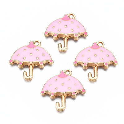 Rack Plating Alloy Enamel Pendants