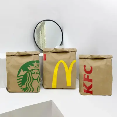 McDonalds Backpack Bag Funny Lightweight Knapsack Crossbody Shoulder Bag for Women Men