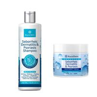 Roycederm Seborrheic Dermatitis Cream Shampoo and Conditioner Scalp Treatment for Psoriasis, Folliculitis, Dry Scalp, Dandruf...
