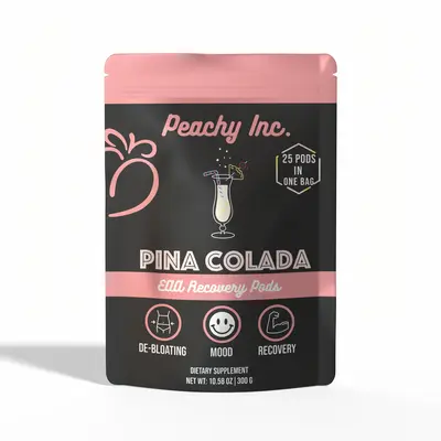 Peachy Nutrition Piña Colada EAA Recovery Pods Dietary Supplement