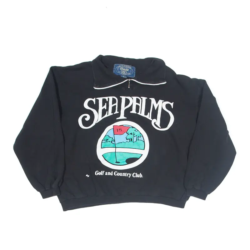 BASE Sea Palms Golf and Country Club Black Sweatshirt L
