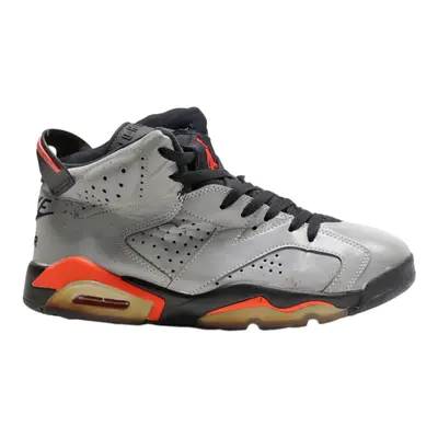 AIR JORDAN High Top Trainers Grey Leather Mens UK 9