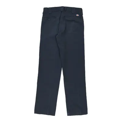 Dickies Trousers - 35W 28L Navy Polyester Blend