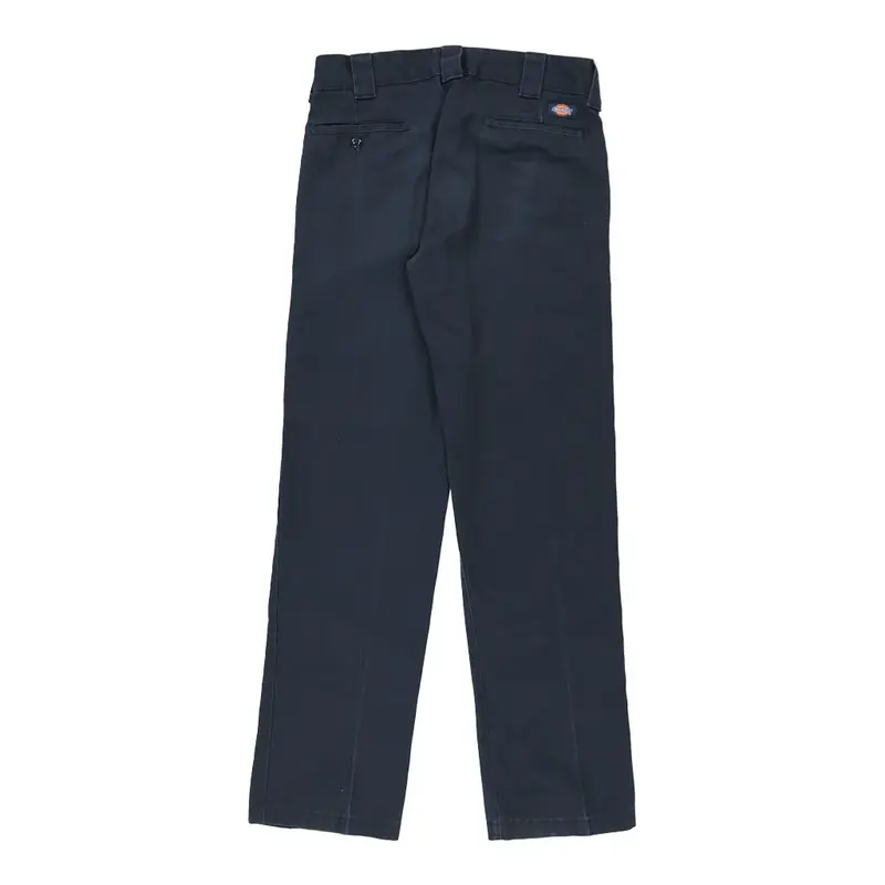 Dickies Trousers - 35W 28L Navy Polyester Blend