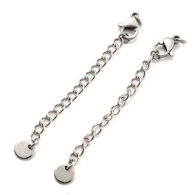 Tarnish Resistant 304 Stainless Steel Curb Chain Extender