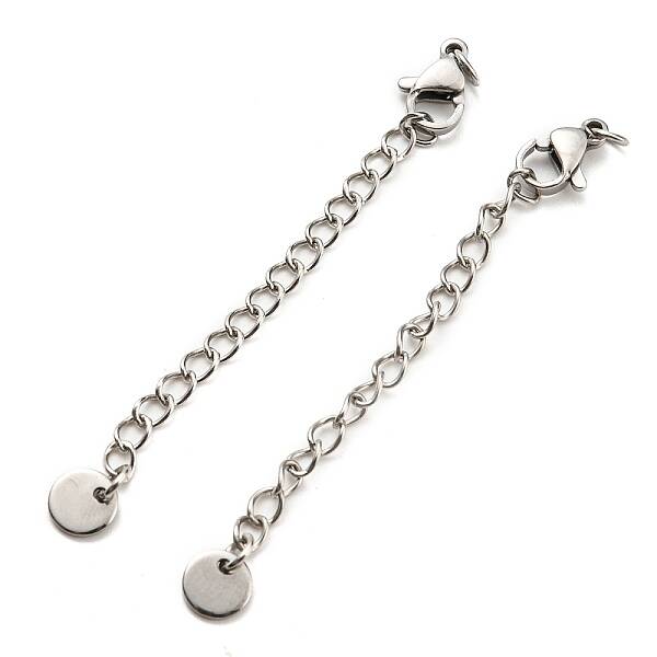 Tarnish Resistant 304 Stainless Steel Curb Chain Extender