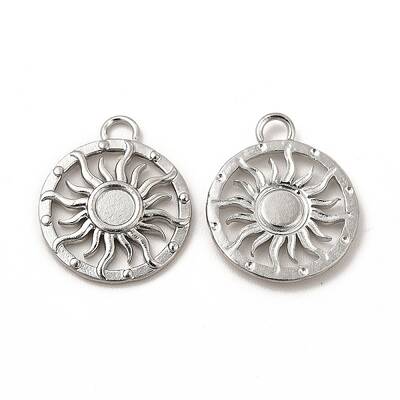 Tarnish Resistant 304 Stainless Steel Pendant Cabochon Settings