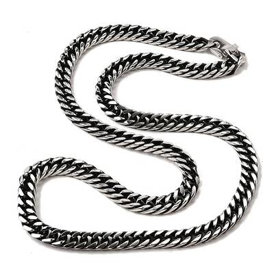304 Stainless Steel Cuban Link Chain Necklace