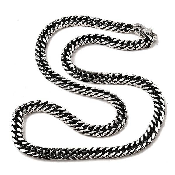 304 Stainless Steel Cuban Link Chain Necklace