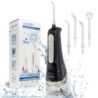 VUFVOID Classic Cordless Water Flosser, 4 Cleaning Modes, DIY Mode, USB Rechargeable, 300ml Big Tank, Oral Irrigator for Home...