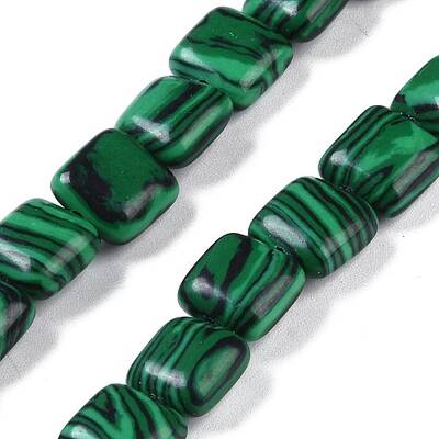 Synthetic Malachite Beads Strands