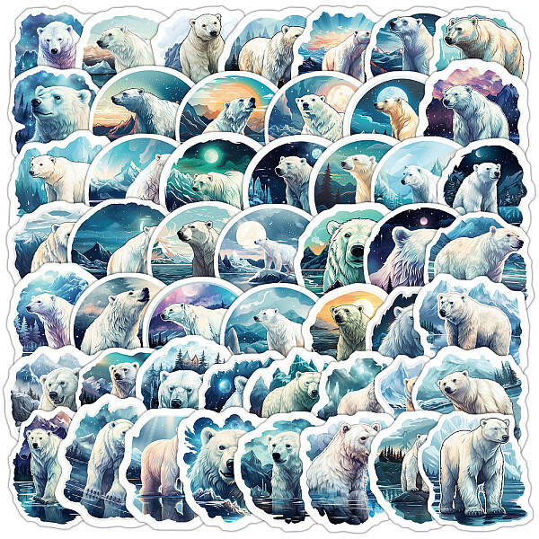 Bear 50Pcs PVC Self-Adhesive Stickers