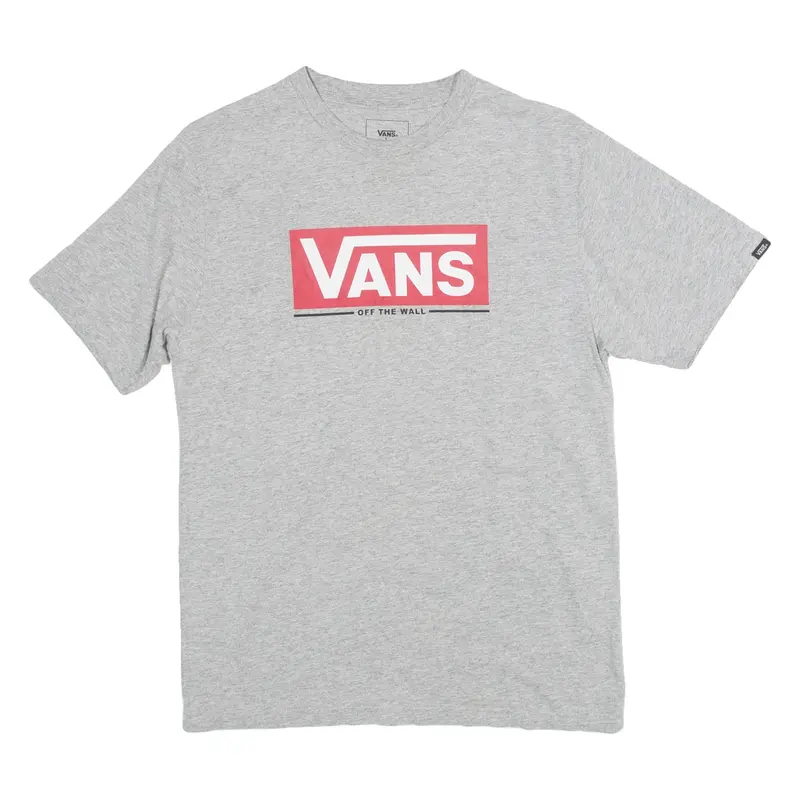 VANS Boys T-Shirt Grey L
