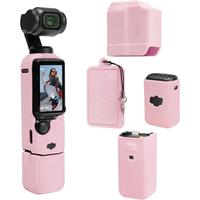 Lightweight Osmo Pocket 3 Screen Protector Grip Cover Accessories - Pink .DJI Osmo Pocket 3  Pocket 3 Case, Soft Silicone Pro...
