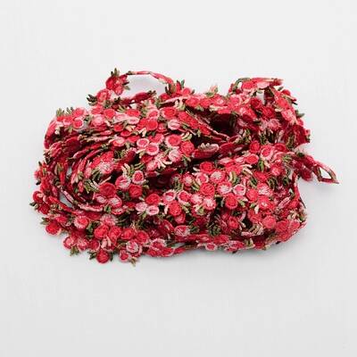 Flower Polyester Trim Ribbon